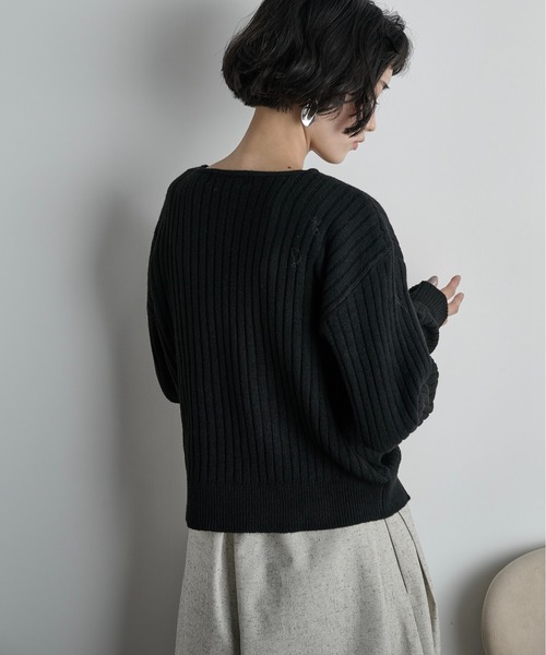 THE YOn（ザヨン）の「アンサンブルドッキングニットPO（ニット