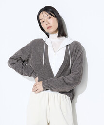 Gabardine K.T | ストレッチモール マシュマロニットショートカーディガン(カーディガン/ボレロ)