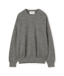 TOMORROWLAND Tricot ウールラミー クルーネックプルオーバー