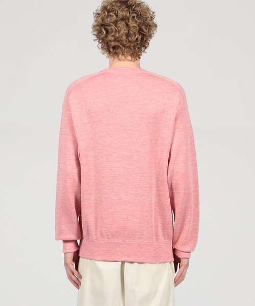 TOMORROWLAND （トゥモローランド）の「TOMORROWLAND Tricot ウールラミー クルーネックプルオーバー（ニット/セーター・メンズ・ブラウン/グレー/ピンク/ネイビー・M/L/S）」の8枚目の写真