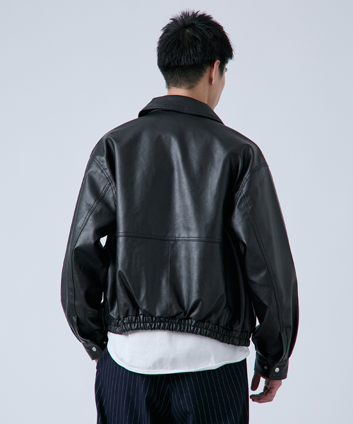 ⭐︎新品未使用タグ付　DRESSTERIOR ペーパリネンショートブルゾン　黒 DRESSTERIOR ペーパーリネンショートブルゾン ブラック 23SS ◇クルー