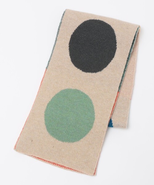 SHIPS(シップス)の「JO GORDON: Small Multicolour spot scarf(ストール/ショール・メンズ・ブラック/ホワイト・ONE SIZE)」の5枚目の写真