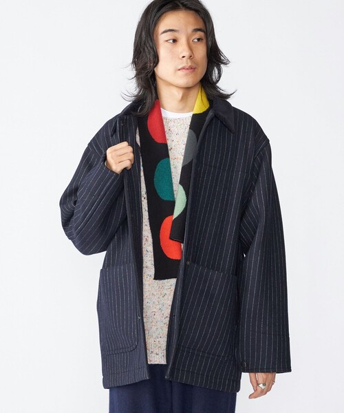 SHIPS(シップス)の「JO GORDON: Small Multicolour spot scarf(ストール/ショール・メンズ・ブラック/ホワイト・ONE SIZE)」の3枚目の写真