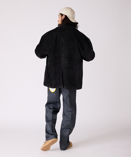 ベロア生地 ダブルテーラードジャケット（テーラードジャケット）｜ALL