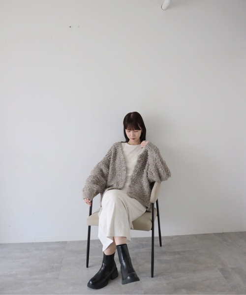 model：164cm. 着用サイズ：FREE