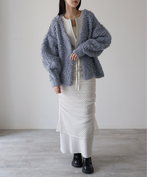 model：164cm. 着用サイズ：FREE
