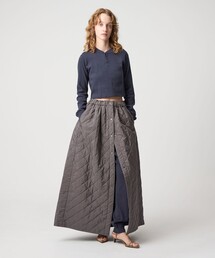 6（ロク）の「＜6(ROKU)＞SUKE DRAWSTRING SKIRT/スカート（スカート