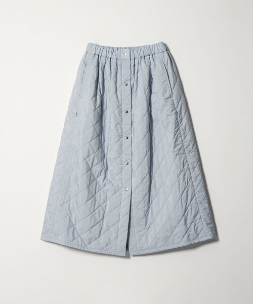 6（ロク）の「＜6(ROKU)＞キルティング スカート（スカート・レディース・ダークグレー/ライトブルー・36/38）」の2枚目の写真
