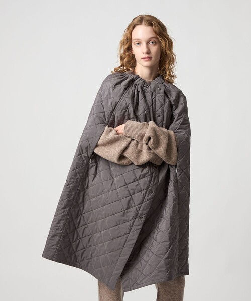 6（ロク）の「＜6(ROKU)＞キルティング スカート（スカート・レディース・ダークグレー/ライトブルー・36/38）」の4枚目の写真