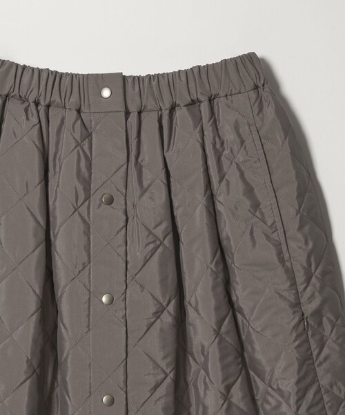 6（ロク）の「＜6(ROKU)＞キルティング スカート（スカート・レディース・ダークグレー/ライトブルー・36/38）」の9枚目の写真