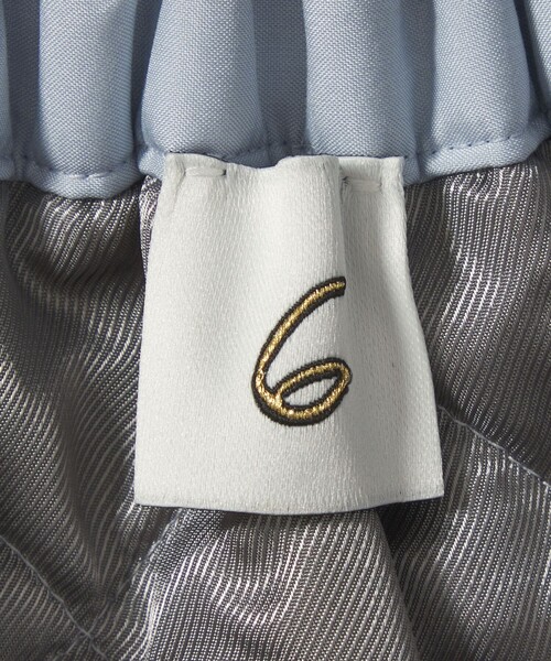 6（ロク）の「＜6(ROKU)＞キルティング スカート（スカート・レディース・ダークグレー/ライトブルー・36/38）」の19枚目の写真