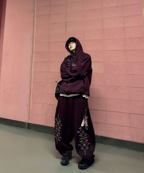 GAKKAI UNIONS（ガッカイユニオンズ）の「ダブルポスタバルーンパンツグレー（スウェットパンツ・レディース・その他・SMALL/MEDIUM/LARGE）」の4枚目の写真