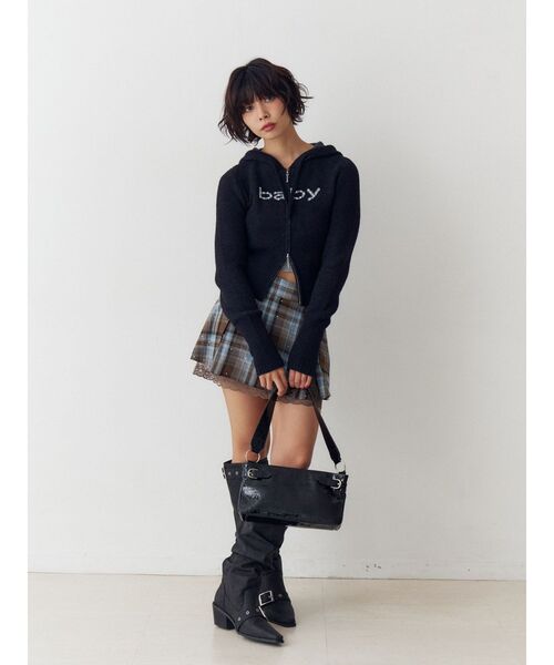 jouetie（ジュエティ）の「ベルトカラーハンドバッグ（ハンドバッグ・レディース・グリーン/ブラック・FREE）」の9枚目の写真