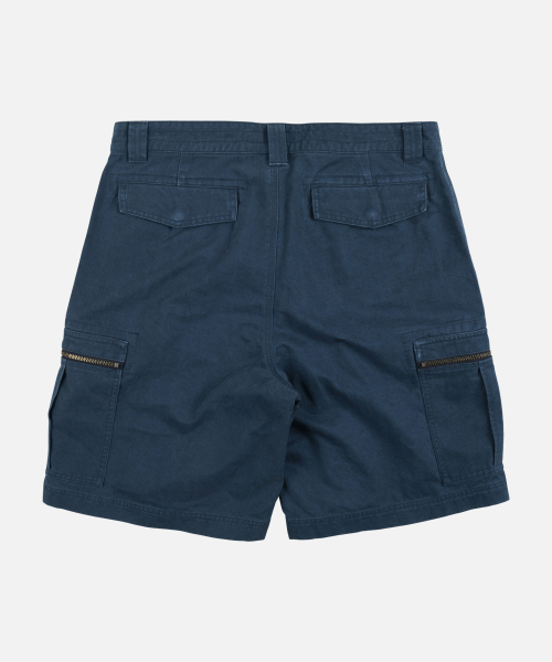 FRIZMWORKS(フリズムワークス)の「WASHED COTTON ZIP CARGO SHORTS _ NAVY(その他パンツ・メンズ・その他・LARGE/X-LARGE/SMALL/MEDIUM)」の3枚目の写真