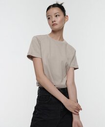 MUSINSA STANDARD WOMAN（ムシンサスタンダードウーマン）の「Women's Crew Neck Crop Short Sleeve T-Shirt [Mushroom]（Tシャツ/カットソー）」