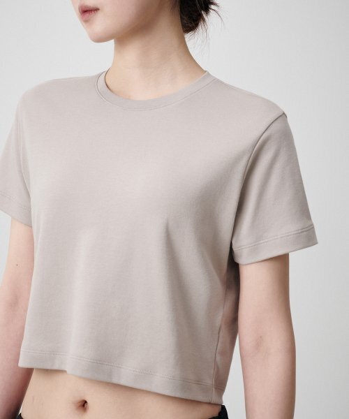 MUSINSA STANDARD WOMAN（ムシンサスタンダードウーマン）の「ウィメンズクルーネッククロップTシャツ[マッシュルーム]（Tシャツ/カットソー・レディース・その他・SMALL/MEDIUM/LARGE/X-LARGE/X-SMALL）」の7枚目の写真
