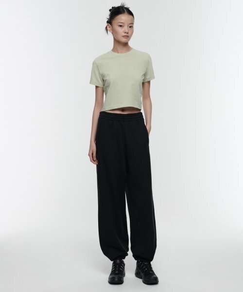 MUSINSA STANDARD WOMAN（ムシンサスタンダードウーマン）の「ウィメンズワイドスウェットパンツ[ブラック]（スウェットパンツ・レディース・その他・SMALL/MEDIUM/LARGE/X-SMALL）」の5枚目の写真