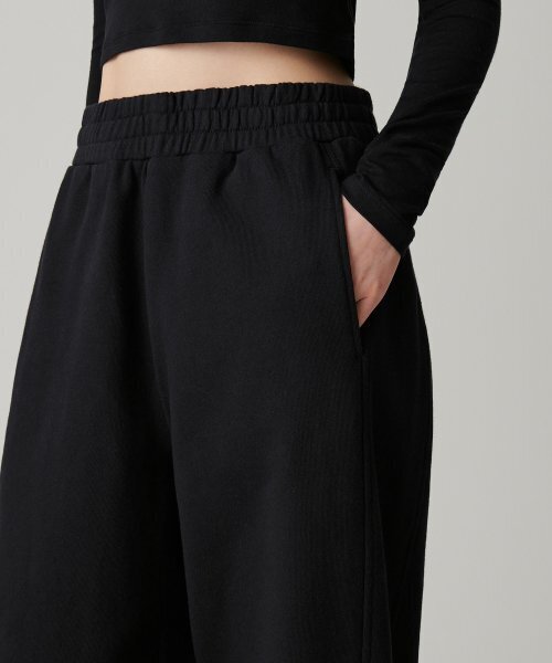MUSINSA STANDARD WOMAN（ムシンサスタンダードウーマン）の「ウィメンズワイドスウェットパンツ[ブラック]（スウェットパンツ・レディース・その他・SMALL/MEDIUM/LARGE/X-SMALL）」の12枚目の写真