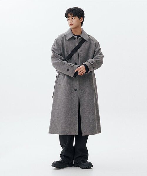 MUSINSA STANDARD（ムシンサスタンダード）の「ワンタックワイドバンディングデニムパンツ[ウォッシュドブラック]（デニムパンツ・メンズ・その他・40/38/42/36/34/32/30/26/28）」の7枚目の写真