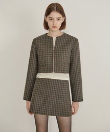 SINOON（シヌーン）の「ZIPPER SET JACKET（テーラードジャケット）」