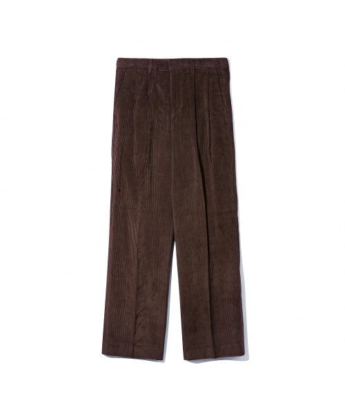 TRIP LE SENS(トリップ ル センス)の「FWコンフォートコーデュロイツーピンタックスラックス_ブラウン(スラックス・レディース・その他・SMALL/MEDIUM/LARGE)」の3枚目の写真