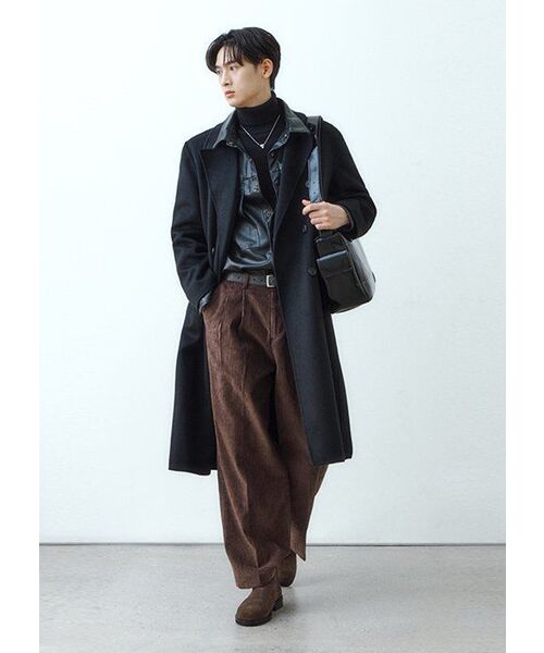 TRIP LE SENS(トリップ ル センス)の「FWコンフォートコーデュロイツーピンタックスラックス_ブラウン(スラックス・レディース・その他・SMALL/MEDIUM/LARGE)」の9枚目の写真