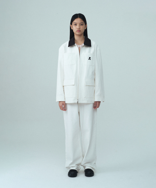 Rest&Recreation(レストアンドレクリエーション)の「COTTON WORK JACKET - WHITE(その他アウター・レディース・その他・SMALL/LARGE)」の4枚目の写真