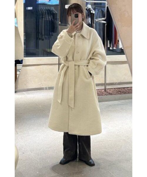 SIPT7056high waist corduroy pants_Charcoal brown