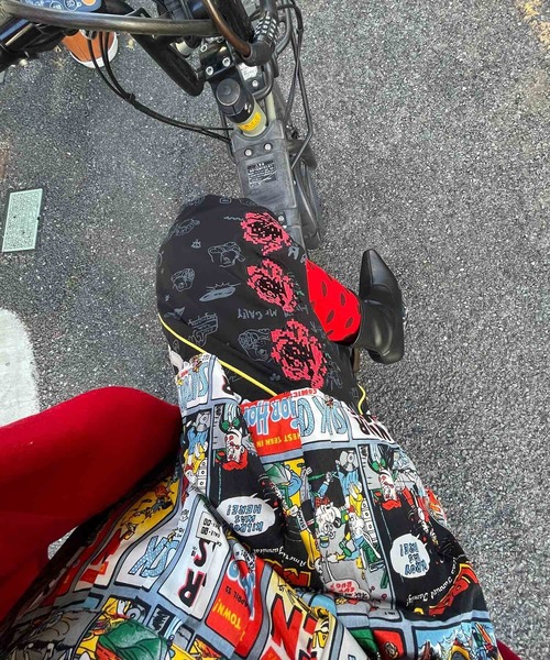 HEY!MrsROSE(ヘイミセスローズ)の「HEY! Mrs ROSE(ヘイ!ミセスローズ)HEY!Mr.GALFY 走り屋トラックパンツ(その他パンツ・レディース・ブラック/ピンク・FREE)」の22枚目の写真