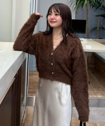 FREE'S MART | ◆【はかな企画】金ボタンロングシャギーニットカーデ〈ＭＦＭ〉(ニット/セーター)