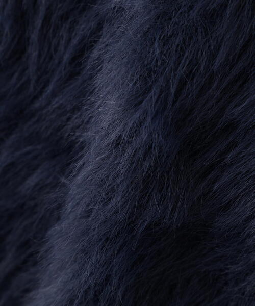 FREE'S MART（フリーズマート）の「◆【はかな企画】金ボタンロングシャギーニットカーデ〈ＭＦＭ〉（ニット/セーター・レディース・ホワイト/ブラウン/レッド/ネイビー・FREE）」の9枚目の写真