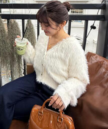 FREE'S MART | ◆【はかな企画】金ボタンロングシャギーニットカーデ〈ＭＦＭ〉(ニット/セーター)