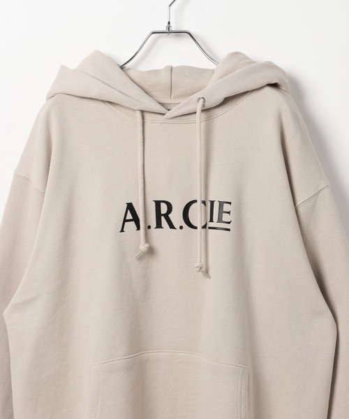 AMERICAN RAG CIE（アメリカンラグシー）の「【AMERICAN RAG CIE】ロゴスウェットフーディー（パーカー・メンズ・ライトグレー・LARGE/MEDIUM）」の4枚目の写真