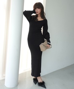 Knuth Marf/クヌースマーフ】2way chiffon docking one piece/2way