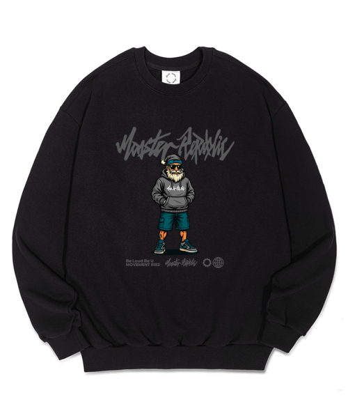 MONSTER REPUBLIC(モンスターリパブリック)の「ストリートサンタグレー スウェット ブラック_8182(スウェット・レディース・その他・SMALL/MEDIUM/LARGE/X-LARGE)」の1枚目の写真