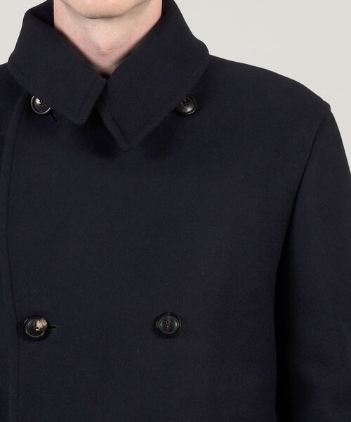 ウールカシミヤ ダブルブレステッド 6B Pコート（ピーコート