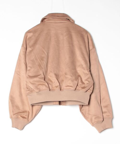 GUESS JEANS(ゲスジーンズ)の「GUESS JEANS Faux Suede Bomber ブルゾン (ブルゾン・レディース・ベージュ/ブラック・X-SMALL/MEDIUM/LARGE/SMALL)」の11枚目の写真