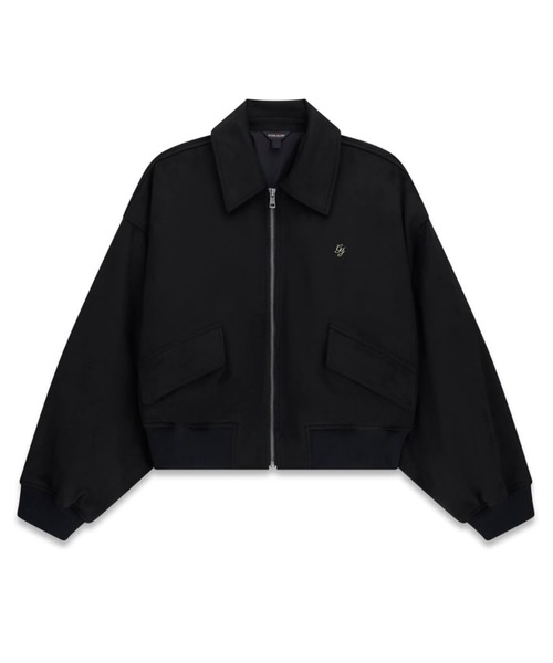 GUESS JEANS(ゲスジーンズ)の「GUESS JEANS Faux Suede Bomber ブルゾン (ブルゾン・レディース・ベージュ/ブラック・X-SMALL/MEDIUM/LARGE/SMALL)」の9枚目の写真