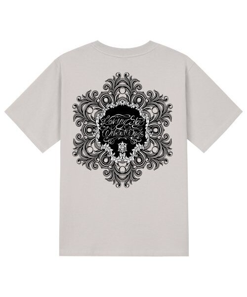 KAN6312(カン6312)の「KTC0076 メガフラワー半袖Tシャツ - ベージュ(Tシャツ/カットソー・メンズ・その他・LARGE/MEDIUM/SMALL/X-LARGE)」の1枚目の写真