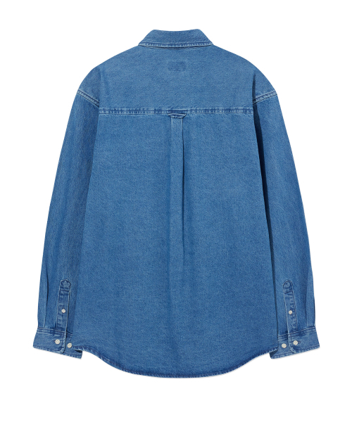 COVERNAT(カバーナット)の「Cロゴデニムシャツブルー(シャツ/ブラウス・レディース・その他・X-SMALL/SMALL/MEDIUM/LARGE/X-LARGE/XX-LARGE)」の3枚目の写真