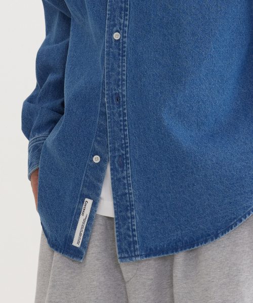 COVERNAT(カバーナット)の「Cロゴデニムシャツブルー(シャツ/ブラウス・レディース・その他・X-SMALL/SMALL/MEDIUM/LARGE/X-LARGE/XX-LARGE)」の8枚目の写真
