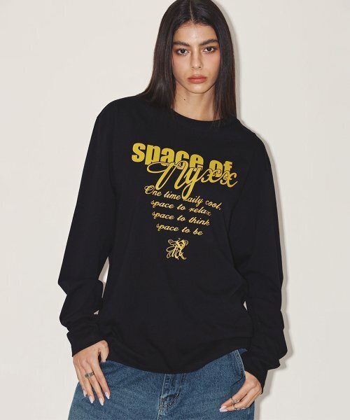NYXX(エヌワイエックスエックス)の「CAPTION OF NYX LONG SLEEVE BLACK(Tシャツ/カットソー・レディース・その他・FREE)」の1枚目の写真