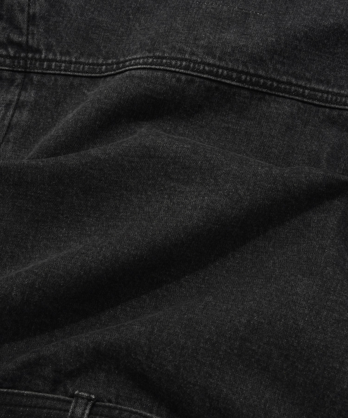 COVERNAT WOMAN（カバーナットウーマン）の「[COVERNAT x WRANGLER] ウィメンズ オリジナル デニム クロップ ベルト付きジャケット ダークグレー（デニムジャケット・レディース・その他・MEDIUM/SMALL）」の7枚目の写真