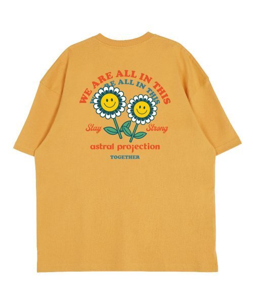 ASTRAL PROJECTION(アストラルプロジェクション)の「スマイルデイジーラウンドネック15番手コットン半袖Tシャツ_チェダー(Tシャツ/カットソー・レディース・その他・LARGE/X-LARGE)」の3枚目の写真