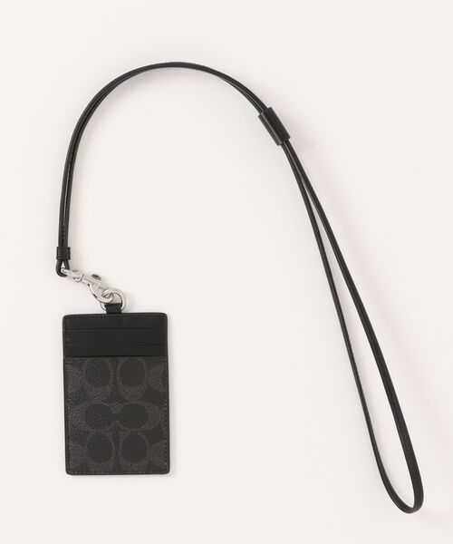 COACH（コーチ）の「ID ランヤード・シグネチャー（パスケース・メンズ・ブラック系その他・ONE）」の3枚目の写真