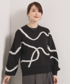 MacMahon Knitting Mills 】 +【Niche.】 Crew Neck Knit-Line YinYan