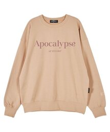 アポカリプスオーバーサイズドロップショルダースウェット_ピーチ