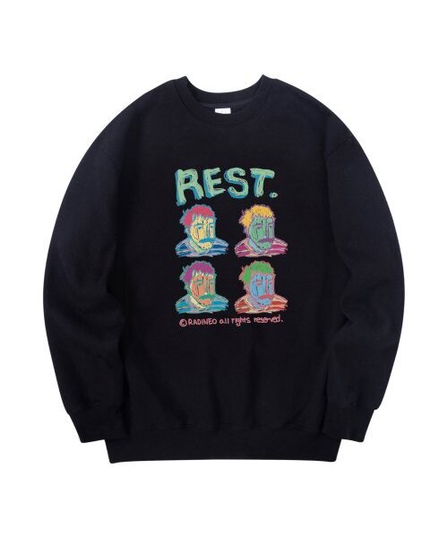 RADINEO(ラディネオ)の「レスト スウェット ブラック(スウェット・メンズ・その他・LARGE/MEDIUM/X-LARGE)」の1枚目の写真