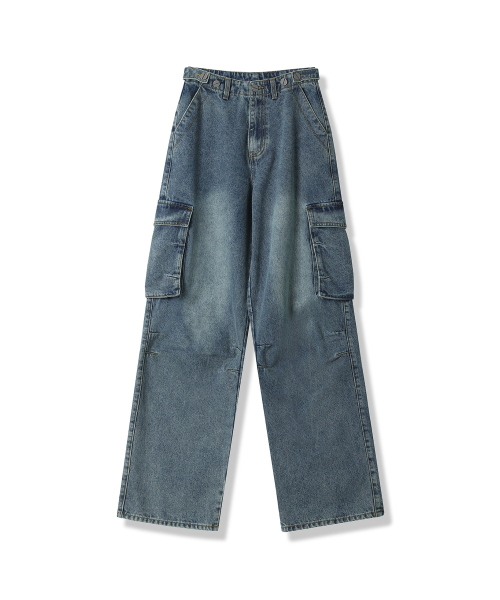 ZENDUST(ジェンダスト)の「Dart Accent Denim Pants BLACK(デニムパンツ・レディース・ブラック・MEDIUM/SMALL/X-LARGE/LARGE)」の2枚目の写真