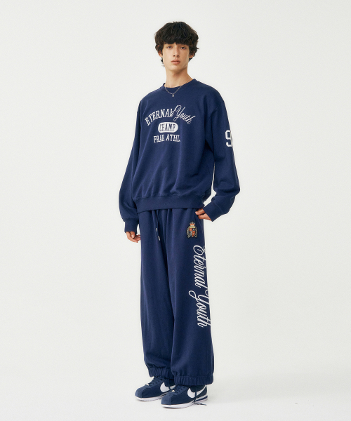FROM ARLES（フロムアルル）の「スポーツクラシックスウェットシャツ / ネイビー（スウェット・メンズ・ネイビー・LARGE/MEDIUM）」の2枚目の写真